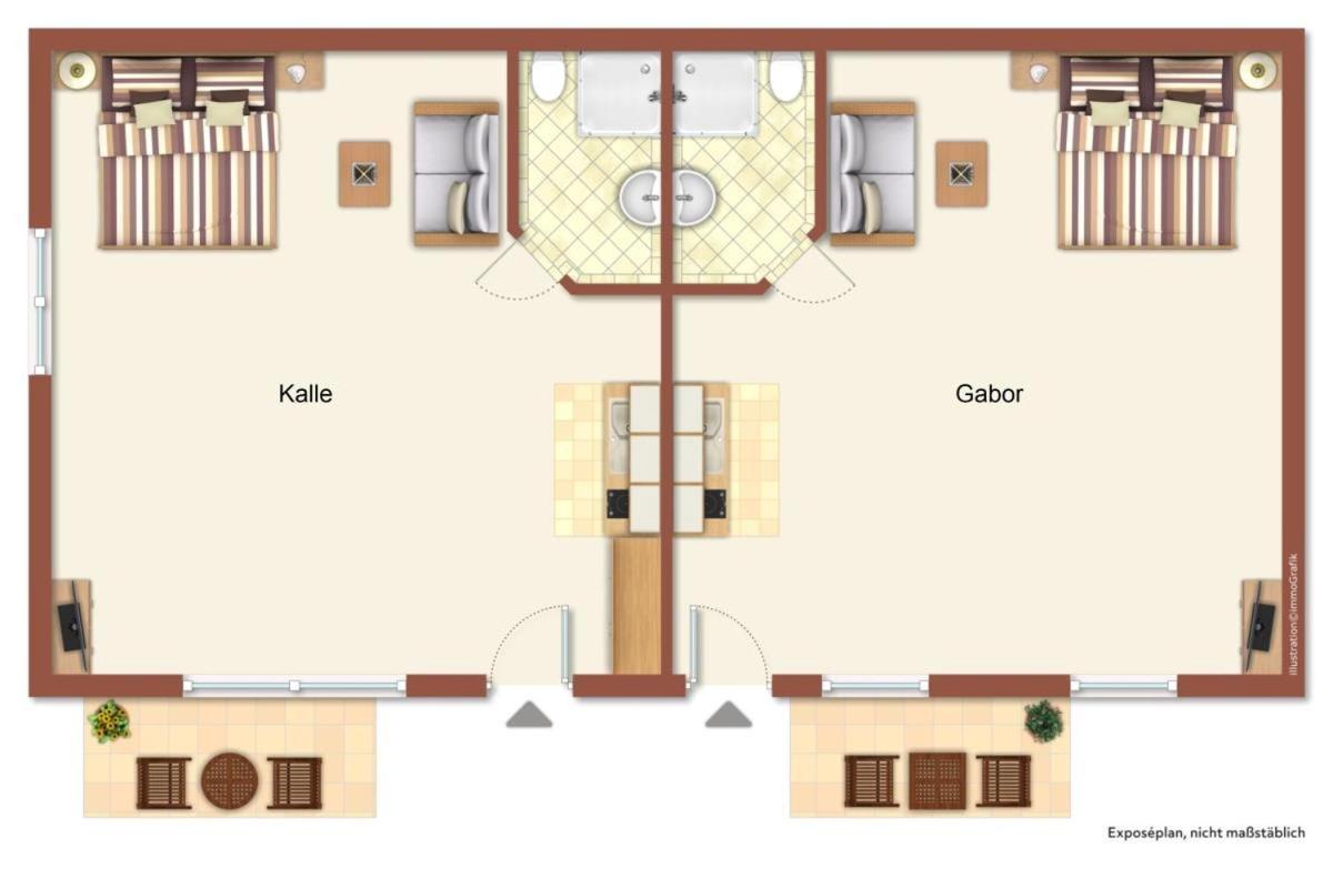 Haus Vier Freunde, Gabor Apartment Rostock Exterior photo